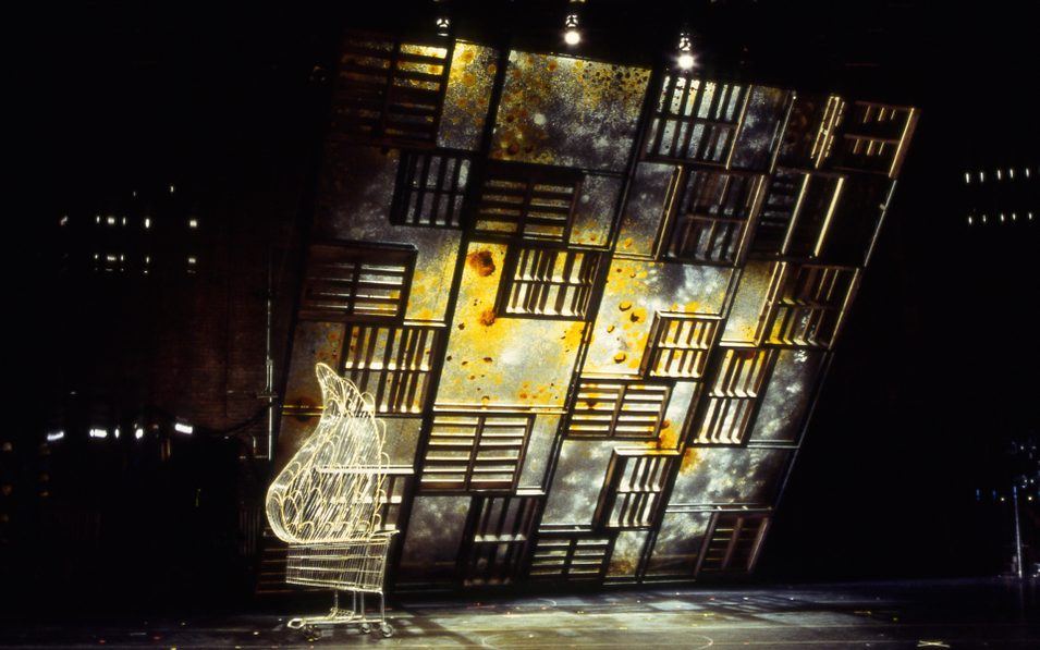 TREE, PART 2 OF THE GEOGRAPHY TRILOGY: ASIA/BELIEF conceived by Ralph Lemon, Yale Repertory Theatre, 2000. Photo courtesy of Yale Repertory Theatre.