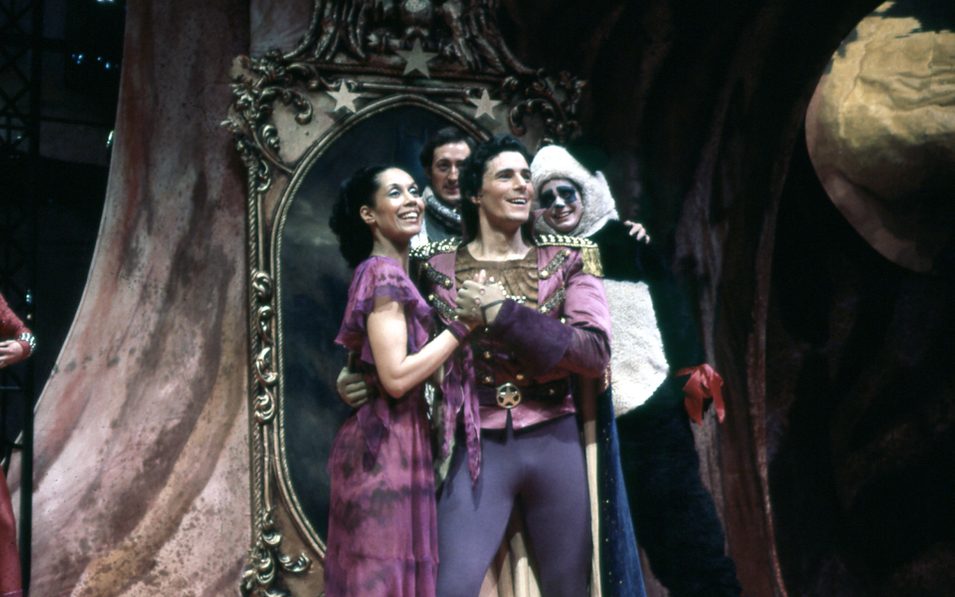 Carmen de Lavallade, John Neville-Andrews, Dan Hamilton, and Alma Cuervo in GENERAL GORGEOUS.