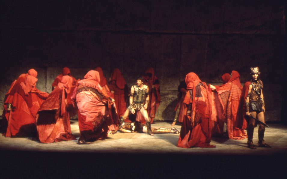 A scene from TROILUS AND CRESSIDA.