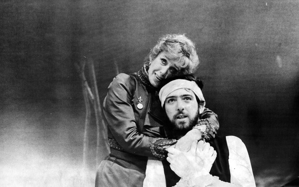 Norma Brustein and Robert Dean in THE SEAGULL.