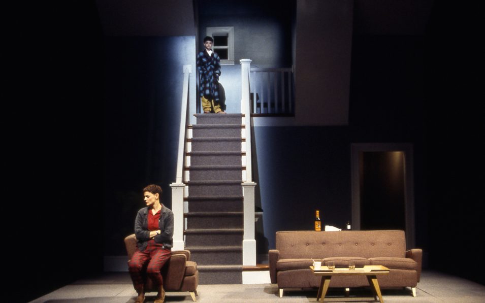 Ellen McLaughlin and Gabriel Millman in THE CRYPTOGRAM. Photo by T. Charles Erickson, 1996.