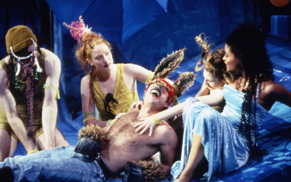 A scene from A MIDSUMMER NIGHT’S DREAM by William Shakespeare, directed by Christopher Grabowski, Yale Repertory Theatre. Photo © T. Charles Erickson, 1998.