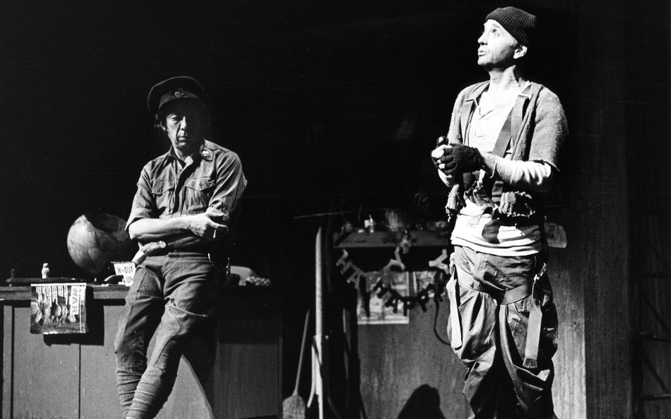 Eugene Troobnik and David Clennon in DYNAMITE TONITE!. Photo © Eugene Cook, 1966.