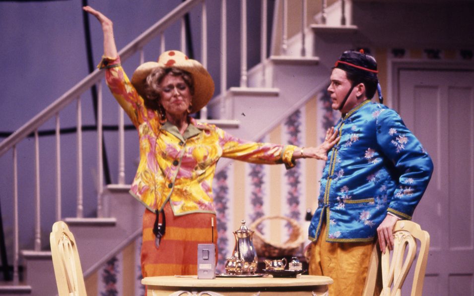 Judith Roberts and Jefferson Mays in THE BEAUTY PART. Photo © T. Charles Erickson, 1992.