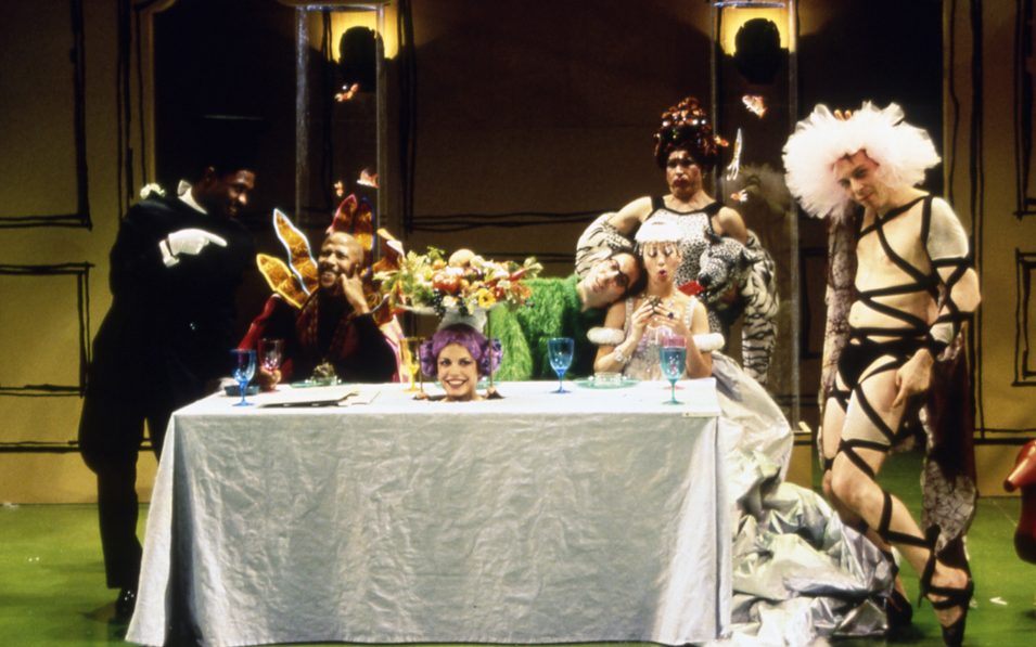 Cast in LE BOURGEOIS AVANT-GARDE. Photo by T. Charles Erickson, 1995.