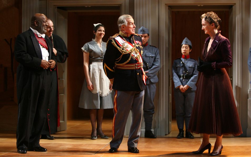 Helmar Augustus Cooper, John Cunningham, and Kathleen Chalfant in ALL'S WELL THAT ENDS WELL. Photo © Joan Marcus, 2006.