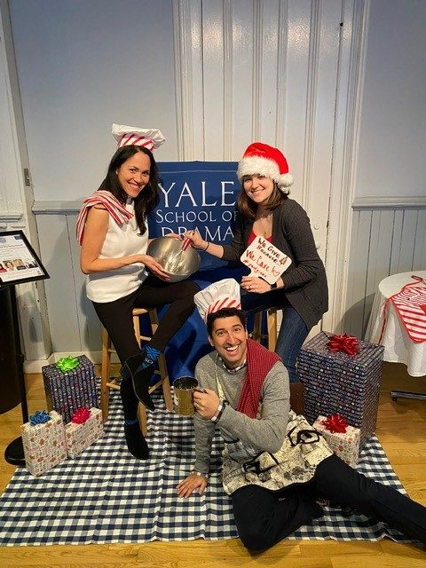 Jennifer Alzona, Shane Quinn, Nikki Mills baking