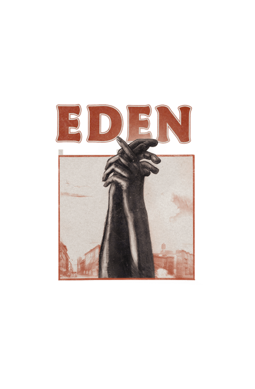 Eden logo Eden logo - two hands intertwined