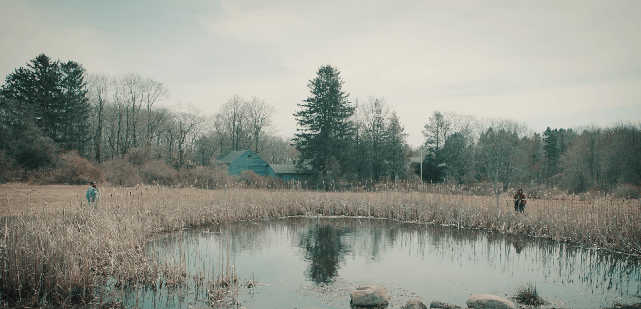 still image of Tiffany McLarty and Lauren Walker on a lake